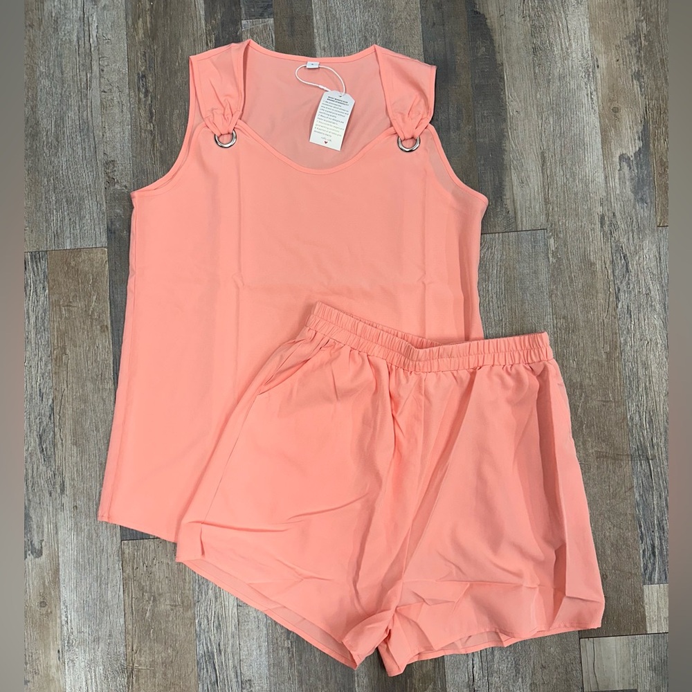 Two Piece Set - Shorts & Top